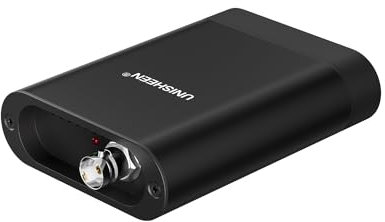 Unisheen SDI to USB 3.0 Video Capture Card - Full HD 1080P Capture Device for Game Recording & Live Streaming - No Driver Requiredr（Level B）