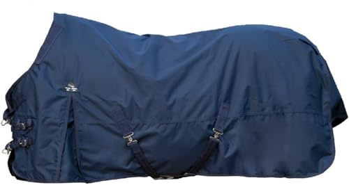 HKM Kombi 2 Weidedecke mit Clip in System , Dunkelrot, 135