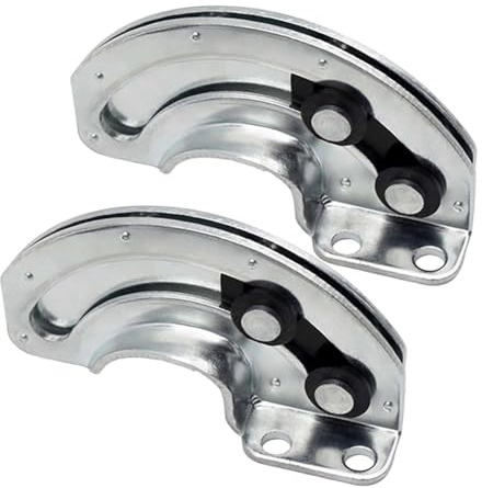 Lot de 2 charnières à 90 degrés pour équipement industriel - Charnière coulissante dissimulée côté gauche avec angle d'ouverture de 90° - 7,5 x 3,8 cm