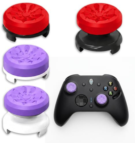 2pairs Control Freaks, Controller Grips For ps-5 Thumb Grips, Performance Thumbstick Caps For ps-5 Controller,3d Texture Silicone Joystick Grips For Enhanced Gaming Accuracy