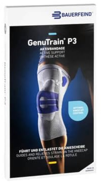 GENUTRAIN Knieband.P3 links Gr.4 schwarz 1 St