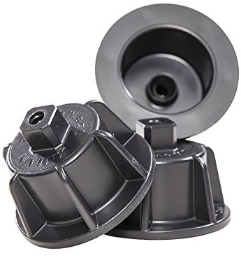 RLS nIVIFIX brunoplast carreaux 150 zughauben noir dans un seau pour carrelage 3-12 mm (système de pose, aide à la pose)