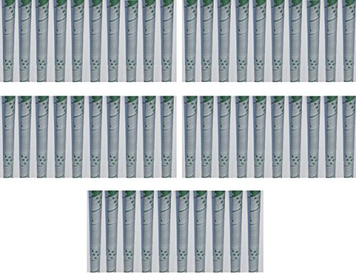 EXCOLO 50x Baumschutz Spiralen 60cm Grau PET-Folie witterungsbeständig, Rindenschutz, Verbissschutz, Fraßschutz, Flexible Baumspirale, luftdurchlässig, stapelbar, langlebig, Made in Germany