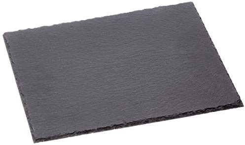 Genware NEV-SLTN-3226 - Plato de pizarra (32 x 26 cm), color natural