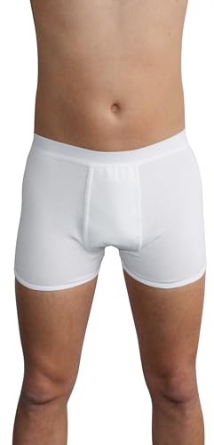 Hydas Inkontinenz-Herren-Boxershort mit integrierter Saugeinlage, waschbar, Größe 9