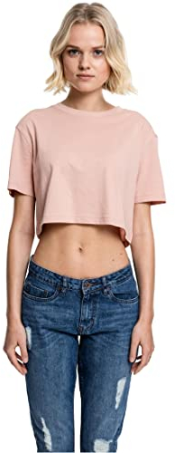Urban Classics Damen Short Tee, Light Rose, M