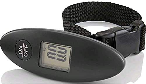 travelite Digitale Kofferwaage, Gepäckwaage mit Heller LCD-Anzeige für Gepäck bis 40kg, bequemer Stabiler Handgriff, für Reisen/Haushalt geeignet