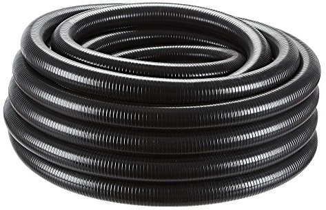 Oase 57755 Spiralschlauch schwarz 2, 25 m, Ø 50 mm - PVC-Schlauch, Teichschlauch, Wasserschlauch, uv-beständig
