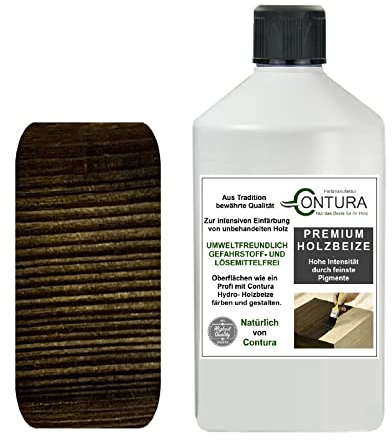 Holzbeize 250ml. Tischler Beize Holz Farbe Wasserbeize Antik Möbel Holzfarbe Wasserbasis (Nussbaum Mittel)