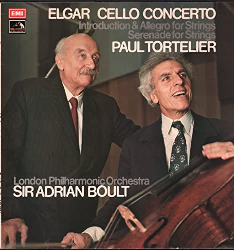 Elgar: Cello Concerto, Introduction and Allgro For Strings, Serenade For Strings [LP]