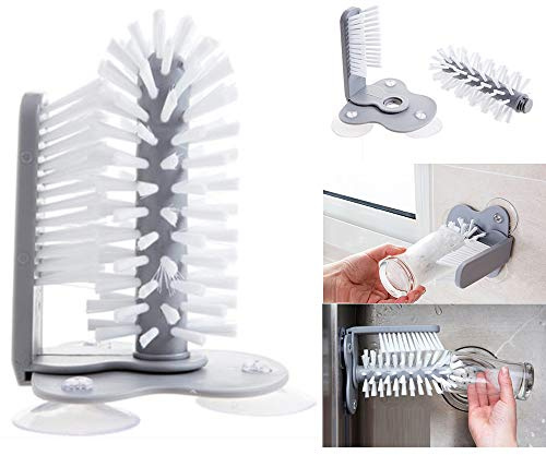 Xinlie Gläserspülbürste Spülbürste Gläserspüler Gläserspülbürsten Nylon Schlauchbürste Set Gläserbürste Spülbürste Milchschlauchbürste Flaschenbürste Flasche Reinigungsbürsten Reinigungsbürsten