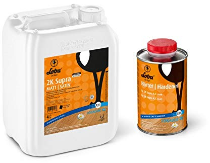 Loba 2K Supra A.T. 5 kg matt Parkettlack Lack auf Wasserbasis für starke Beanspruchung