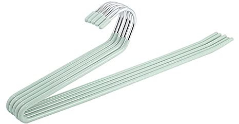 HOBIRD 10 Pack-Rutschhose Kleiderbügel, Metall mit Gummischicht, 35 x 11 cm
