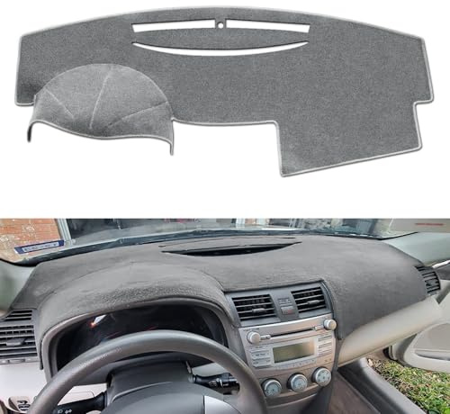 REMOCH Dash Cover for Toyota Camry Accessories 2007 2008 2009 2010 2011 Custom Fit Dashboard Cover Mat Pad (Dark Gray)