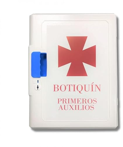 SUMEDTEC - Armario botiquín de pared para el trabajo o el hogar, equipado para asistir primeros auxilios.