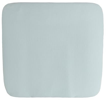 Baby's Only - Baby Wickelauflagenbezug 75x85 cm - Bezug für Wickelauflage Fresh ECO - Abwaschbare Bezug für Wickeltischauflage - Aus 100% Bio-Baumwolle - Misty Blue