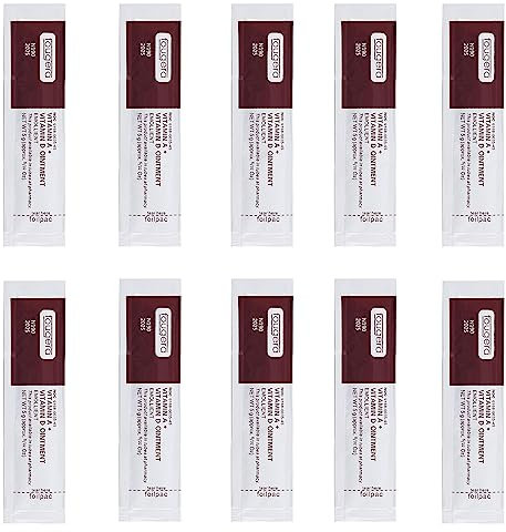 Proamate Tattoo Creme Narben Reparatur Gel - Microblading Aftercare Salbe Mit Vitamin A&D für Make-up und Healing Supplies (Weiß 10PCS/Pack)