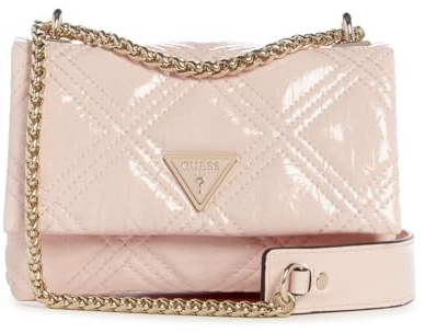 GUESS Damen Deesa Mini Convertible Flap, wandelbare Umhängetasche, Crossbody-Klappe, Blush