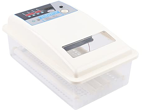 Brutautomat vollautomatisch,inkubator Kapazität Etwa 24 Eier,Brutmaschine, thermostatisch, Automatischer Hühnerbrutkasten Zum Ausbrüten von Enten und Gänseeiern Reptilieneier usw 39*25*13cm