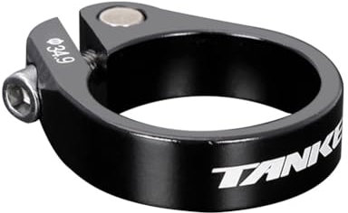 Sattelklemme Aluminiumlegierung Fahrrad Sattelstützeklammer 31.8/34,9 mm Sitzrohrklemme MTB Fahrradsitzschlauch Clip Fahrradteile Fahrradsattelsitzklemme Sattelkloben (Color : 34.9mm 01)