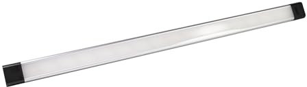 TIBELEC Réglette LED noir 8W max, 580 lm, intensité variable 3000 à 6500K, inter. infrarouge, garantie 5 ans
