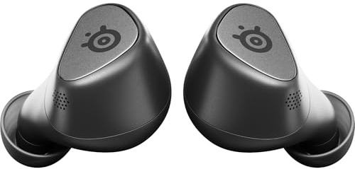 SteelSeries Arctis GameBuds™ Gaming-Headset für PlayStation, kabellos, 2,4 GHz + BT5.3, aktive Geräuschunterdrückung/Transparenz, 40H-Akku, kabelloses Aufladen, PS5, PC, Switch, Handy