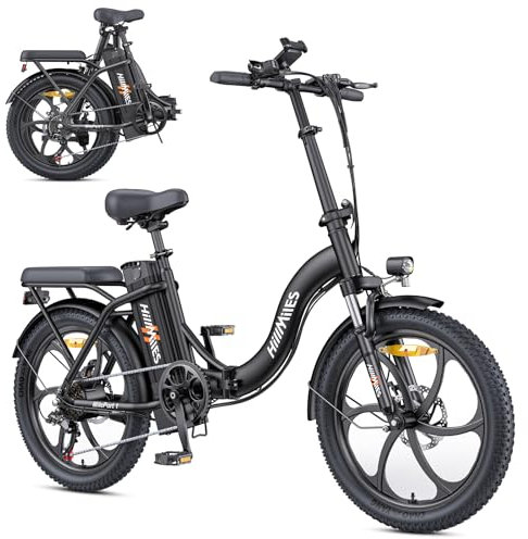 MilePort 1 Bici Elettrica Per Adulti, 36V 13AH Batteria Rimovibile 250w Motore Con 20 “*3.0” Fat Tire Pieghevole Bicicletta Elettrica, Velocità 25KM/H Gamma Fino a 100KM Città Pendolare Ebike