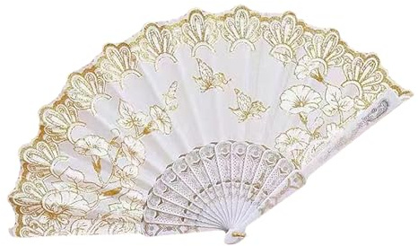 12PCS Folding Hand Fans, Chinese Vintage Style Handheld Foldable Fan for Dancing Cosplay Birthday Wedding Party Decoration.