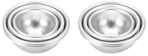 2 Stück Badebomben-Formen aus Aluminiumlegierung, Badebomben-Formen, Badebomben-Bastelformen für die Herstellung von Bastelbedarf