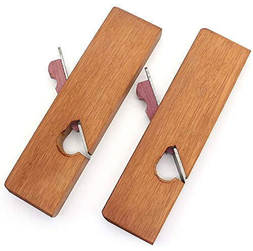Cepilladora de madera de bloque ， Mini cepillos de mano de palisandro con borde inferior, herramientas de mano for carpintero, herramienta de carpintería, cepillo de madera unilateral/simple
