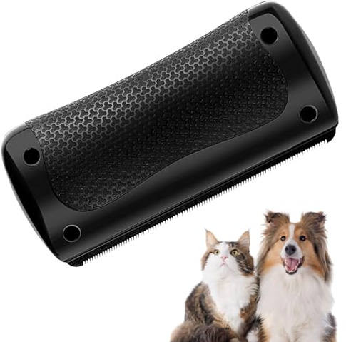 Fellwunder Bürste Hund,Pfotenstern Bürste,Groomify Pet Care Brush | Hundebürste für Katze Hund, Schwarz, Polypropylen, Kunststoff,Haarbürste für Haustiere, Haustierbesitzer in Deutschland