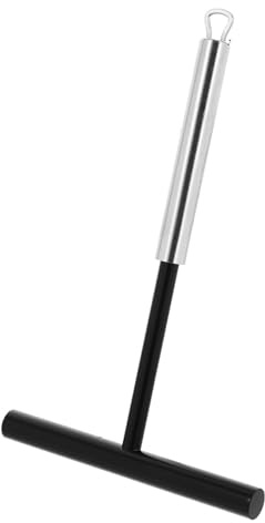 Hoement Esparcidor De Crepes Profesional Forma De t Acero Inoxidable y Nylon Ergonómico Versátil para Uso Doméstico y Picnic Herramienta para Hornear
