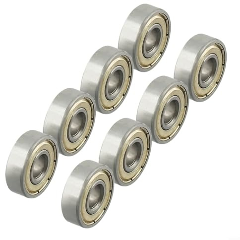 Jonikuper 608ZZ ABEC-11 Edelstahl-Kugellager für Skateboard-Räder, Roller und Longboard, 10 g pro Stück, mit doppelseitigem Staubschutz (8)