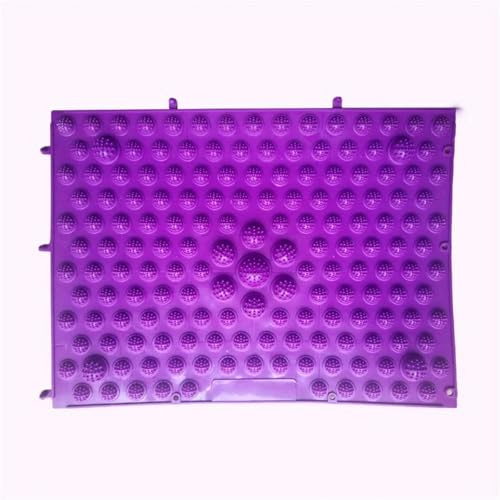 Esterilla Acupresion Cojín de masaje for pies, almohadilla for caminar, alfombrilla for los dedos del pie, baño, Yoga, antideslizante para la relajación(Purple)