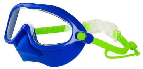 Pojkars goggles med nässkydd Imfria vattensportglasögon | Justerbara Splitterfria Linser Och Simglas För åldrarna 4-15 pojke flicka ungdom sjö älv hav sommar snorkling