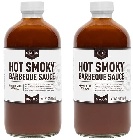 Lillie's Q Hot Smoky Salsa di barbecue, 2 pack 2