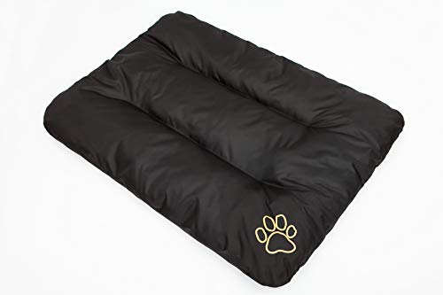 DOGGY Hobbydog R3 ECOCZA4 Hundebett ECO Schlafplatz Ruheplatz Hundematratze Hundekissen, 115 x 80 cm, XXL, schwarz