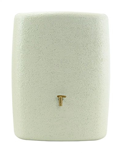 4rain Terra Regentonne 275 Liter sandbeige - Wandtank, Wassertank, Regenfass, Regenwassertonne, Wassertonnen für Garten, Wasserfass, Wassertonne, Wasserbehälter, Zisterne, Wassertonne