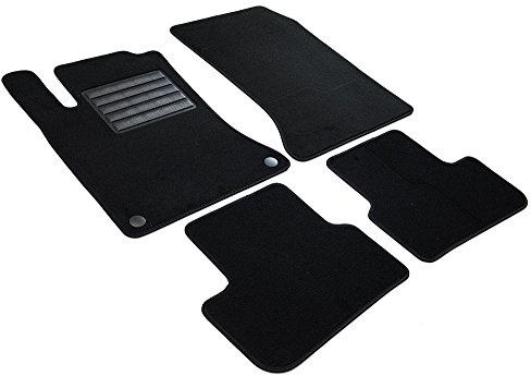 MTM SP-1973 Tapis sur Mesure en Velour pour Mercedes Classe A (W176) / Classe B (W246) / GLA (X156) / CLA / CLA shooting brake 10.2012>2019, Noir