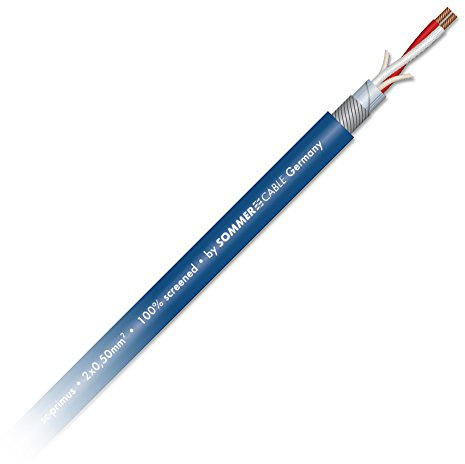 SOMMER CABLE SC-PRIMUS OFC Mikrofonkabel 2 x 0,50mm² symmetrisch (25m, blau)