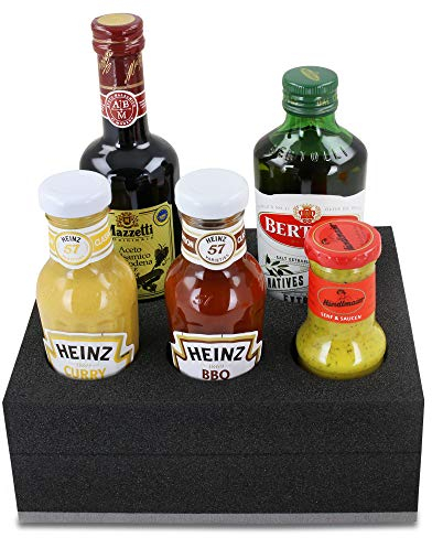 Lot de 2110 porte-vinaigre/huile et sauce pour camping-cars, caravanes et bateaux