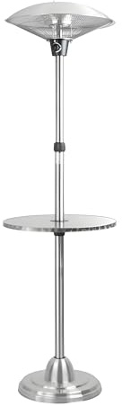Firefly 2.1kW Freestanding Electric Outdoor Indoor Halogen Infrared Heater with Table