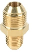 Pressure Washer Connector 14mm Male to 18mm Male Pressure Washer Adapter Brass Screw Hose Connetor (Pack of 1)