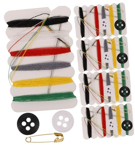 SUPVOX NäHset Reise FüR AnfäNger Und Profis 100 StüCk NäHzubehöR Mit KnöPfen Nadeln Und FäDen Ideal FüR Zuhause Camping Und NotfäLle