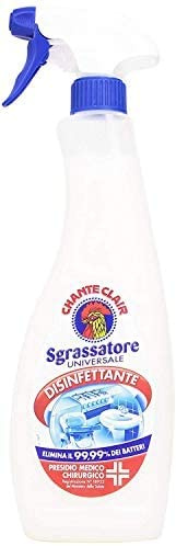 CHANTECLAIR 6 Pezzi Sgrassatore Universale, Disinfettante - 625 ml - [ Totale 3750 ML ]