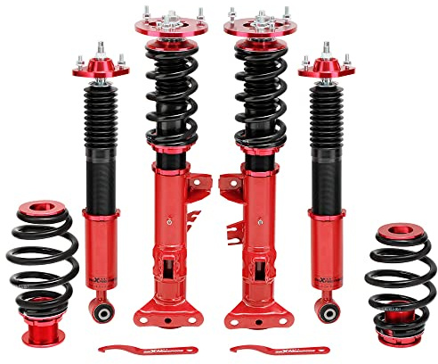 maXpeedingrods Gewindefahrwerk für 3er E36 316 318 320 323 325 Rot