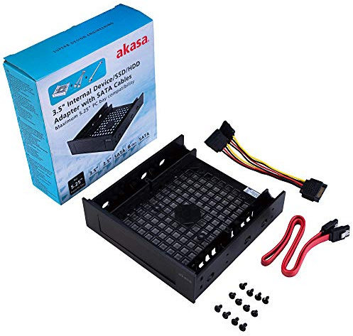 Akasa 5.25 SSD/HDD to 2.5/3.5 Adapter