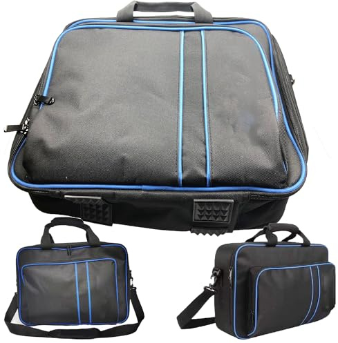 Lelukee Tragetasche für PS5,Reisetasche für PS5,Tasche für PS5 Koffer Kompatibel mit PS5 Disk/Digital Edition,Reisetasche für Konsole, Controller, Spiel Discs, Gaming Headset und anderes Zubehör