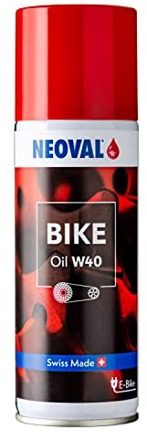 NEOVAL BIKE-OIL W40 (200ml) Kettenspray • Fahrrad Kettenöl als Schmiermittel • Schmieröl und Verschleißschutz