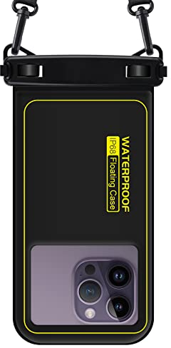 Guzack IPX8 wasserdichte Handyhülle, Unterwasser Handytasche Waterproof Phone Case für iPhone 14 13 12 11 Pro Max XS Plus XR X Galaxy S21 Samsung S22 bis zu 6.8 Zoll, wasserdichte Handytaschen